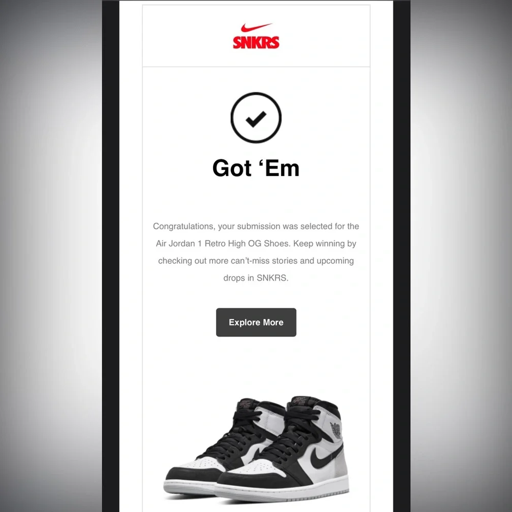 Air Jordan 1 Hi OG “Stage Haze”-SZ13 - Picture 7 of 7